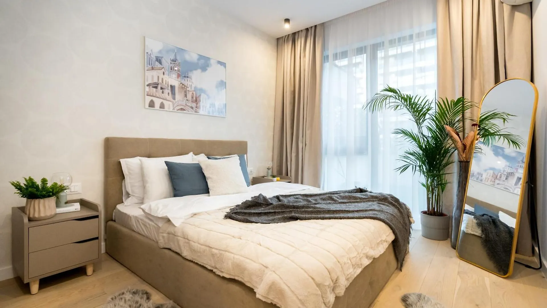 Mediteranian 1Br In Nusco City Bucharest Apartment